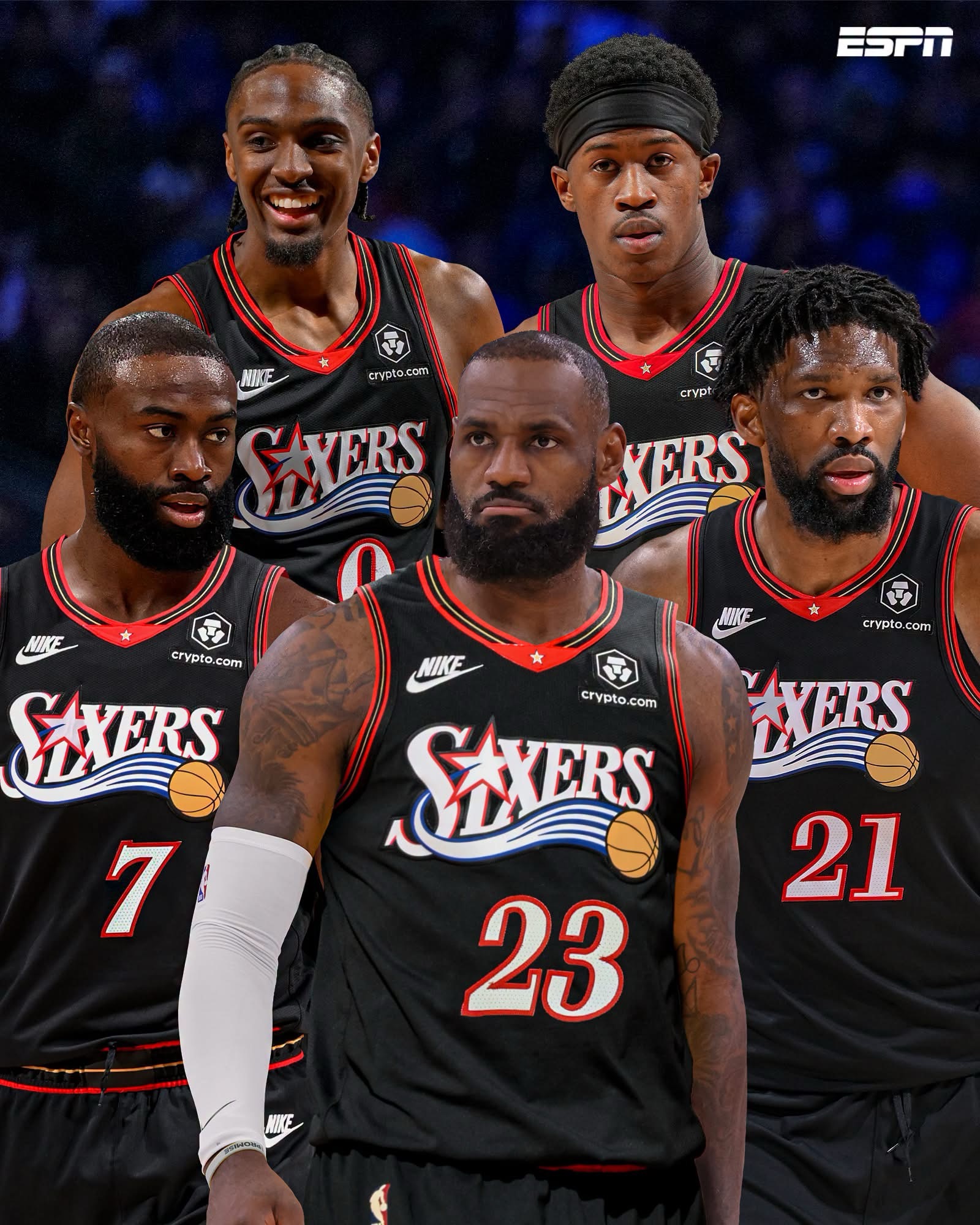 LeBron James has signed a two-year, $8 million contract with the Philadelphia 76ers, as reported by ESPN’s Shams Charania.